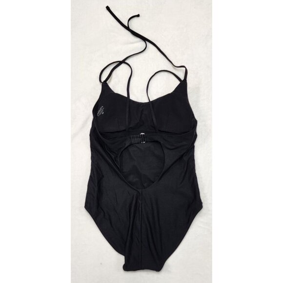 Athleta Keyhole One Piece Swimsuit in Black Size Large - Picture 4 of 5